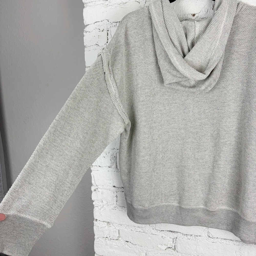 Sundance Annabeth Zip Embroidered Grey Floral Rose Hoodie Jacket Large - Picture 9 of 11